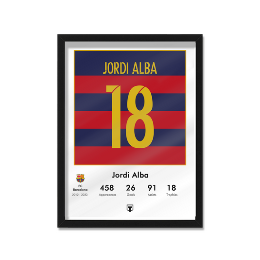 CUADRO JORDI ALBA HOF