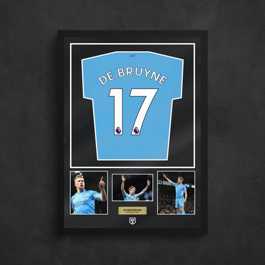 CUADRO DE BRUYNE MANCHESTER CITY MEMORABILIA
