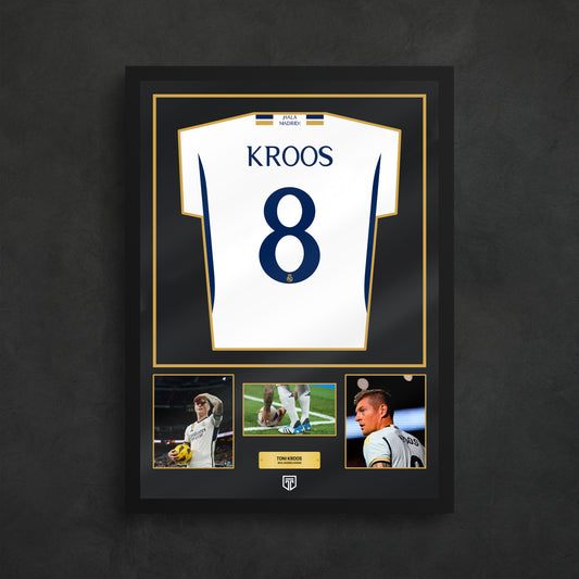 CUADRO KROOS REAL MADRID MEMORABILIA