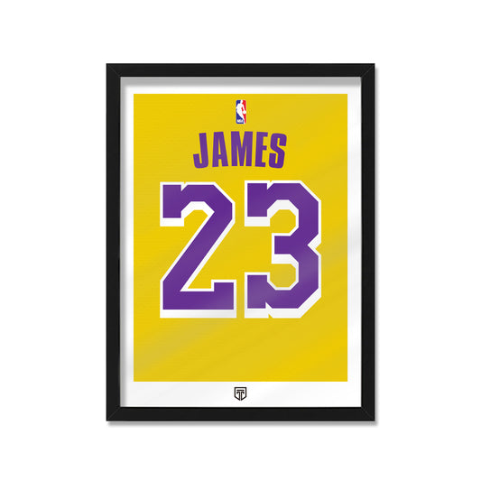 CUADRO LEBRON JAMES LOS ANGELES LAKERS 2020 NBA