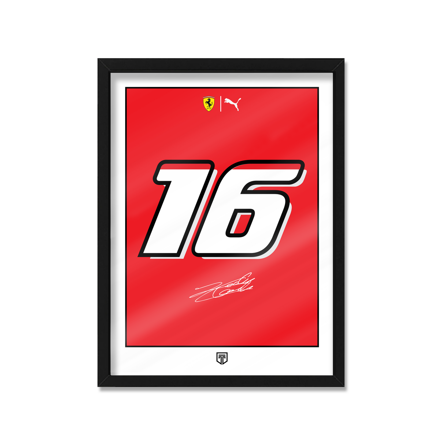 LECLERC 16 FERRARI POSTER