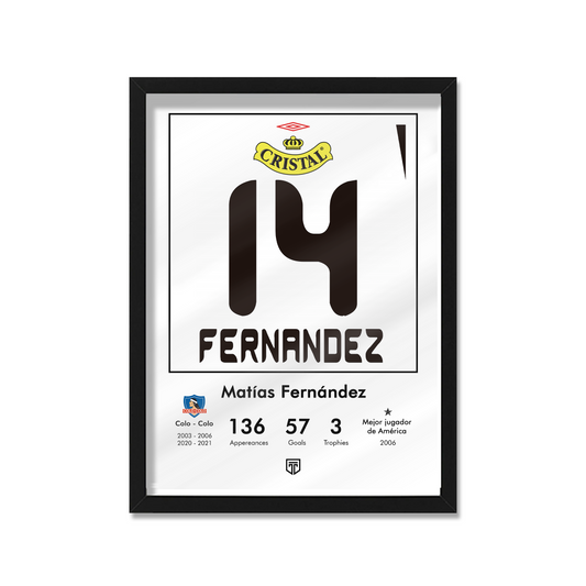 CUADRO MATÍAS FERNÁNDEZ COLO COLO HOF