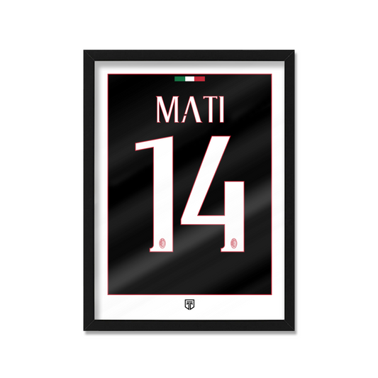 Cuadro Matías Fernández Ac Milan 2