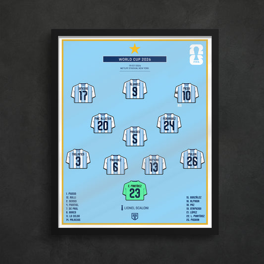 SQUAD ARGENTINA WC 2026