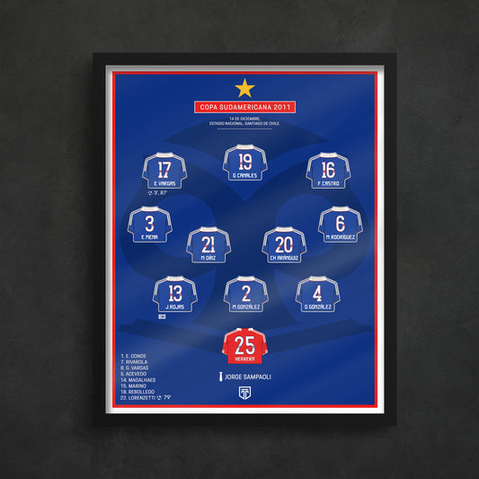 SQUAD U DE CHILE SUDAMERICANA 2011