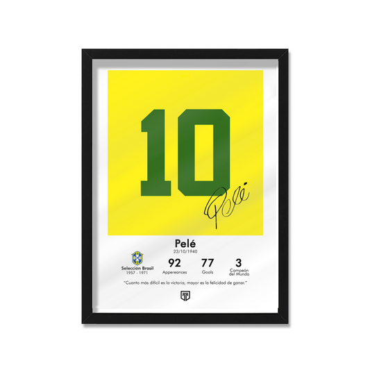 CUADRO PELÉ HOF