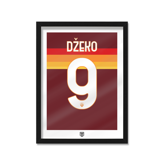 Cuadro Dzeko Roma 2021