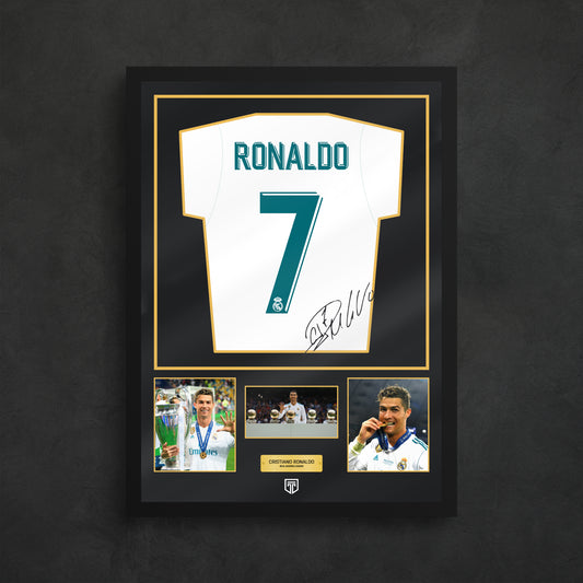 CUADRO CR7 REAL MADRID MEMORABILIA