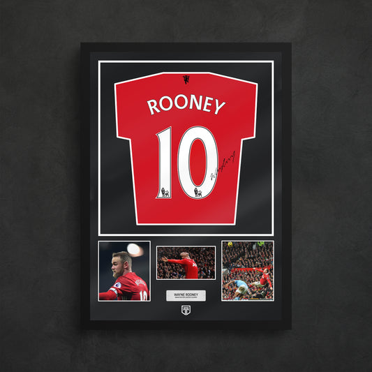 CUADRO ROONEY UNITED MEMORABILIA