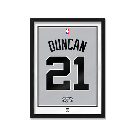 CUADRO TIM DUNCAN SAN ANTONIO SPURS NBA