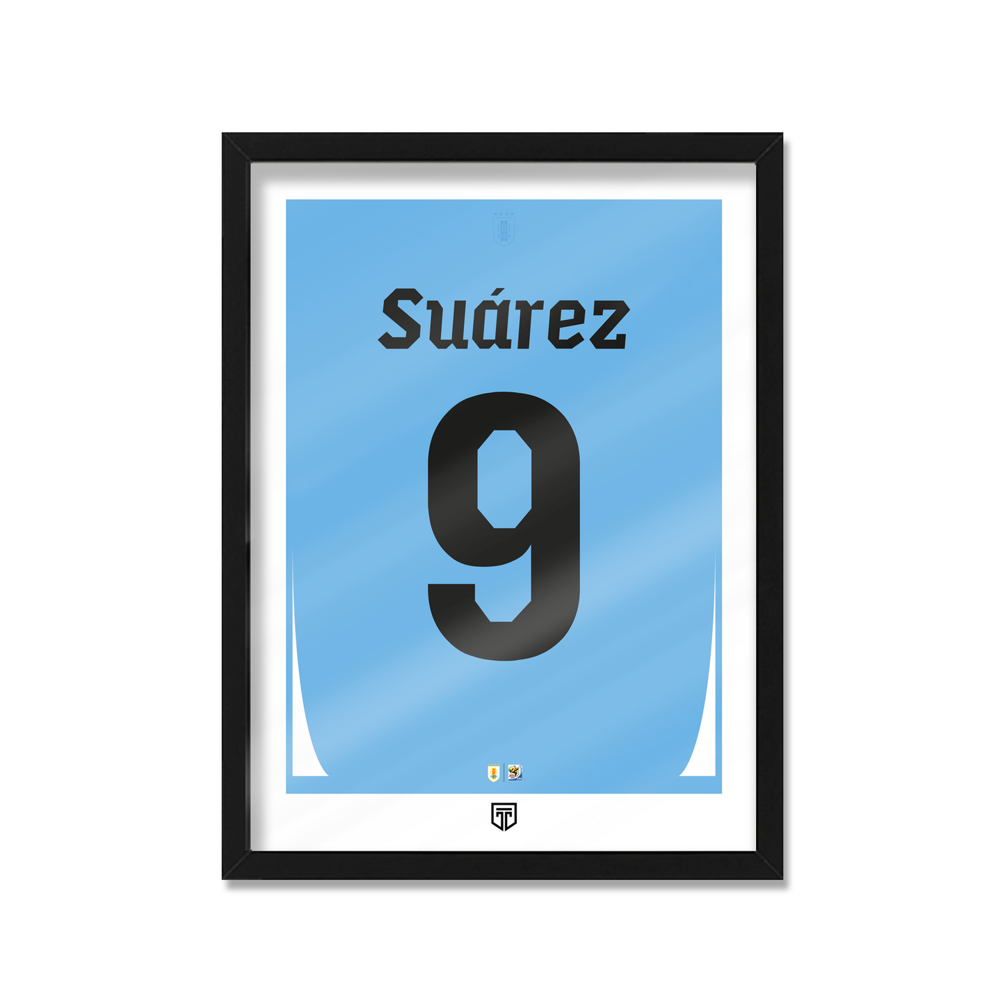 Cuadro Luis Suárez Uruguay 2010