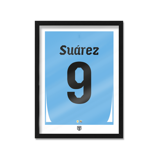 Cuadro Luis Suárez Uruguay 2010