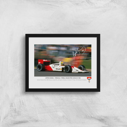 Cuadro Ayrton Senna F1 Memorabilia