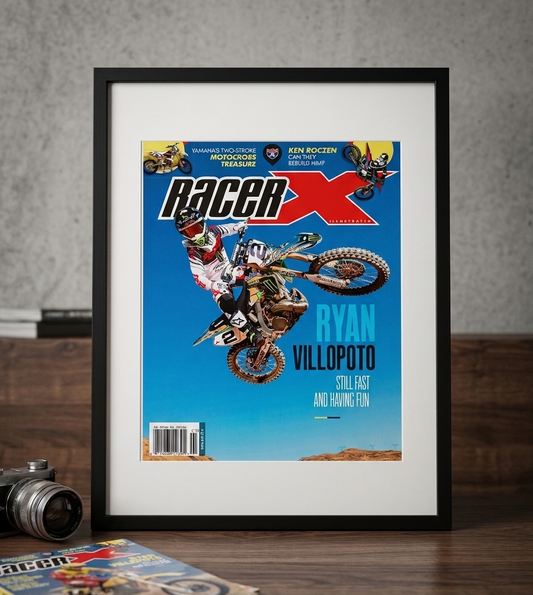 Cuadro/Poster Ryan Villopoto Racer X Portada Revista Magazine